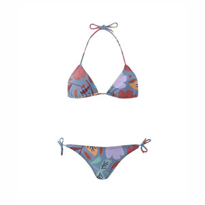 บิกินี่จีสตริงสไตล์บราซิลสำหรับผู้หญิงชุดว่ายน้ำพิมพ์ลายดอกไม้แฟชั่นเซ็กซี่และมีสไตล์ - Product Image 5