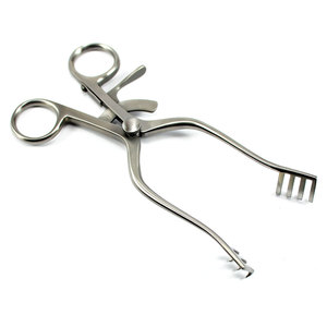 เครื่องมือผ่าตัดแบบใช้มือ Weitlaner 13 ซม. แบบมีดึงและแยกแผล 3x4 พร้อมตะขอเกี่ยวแผล ปลายแหลม ทำจากสแตนเลส - Product Image 2