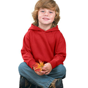 OEM de alta calidad niños invierno cremallera pulóver Sudadera con capucha Casual Color sólido 100% algodón tejido de punto técnicas teñidas lisas - Product Image 2