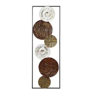 Cercles décoratifs multicolores avec sculpture détaillée à la main, design sur le mur moderne, Art Royal, Art détaillé, tenture murale - Product Image 2