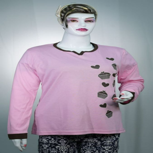 T-shirt pour femme, écologique, 100% coton, logo imprimé à l'écran, manches courtes, col rond, tricoté, respirant, séchage rapide, élégant - Product Image 1