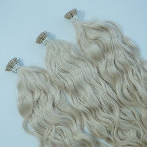Vietnamese Remy Flat -Tip Human Hair Extensions Blonde Double Drawn Keratin Free No Chemical Processing - Product Image 6