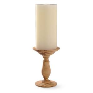 Porte-bougie en bois élégant au design classique pour la maison, le bureau et la décoration festive - Product Image 5