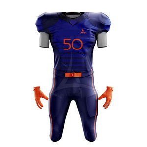 Tenues de football américain personnalisables, grandes tailles, respirantes, séchage rapide, tissu durable, pour matchs d'équipe et compétitions - Product Image 2