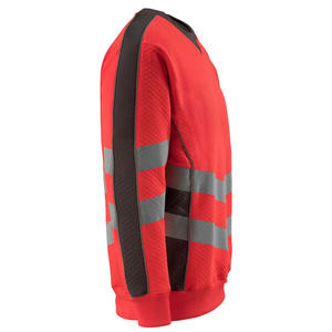 Sweatshirts de sécurité pour les travaux utilitaires, conçus pour les équipes de réparation, offrant chaleur, mobilité, durabilité, respirabilité, sweatshirts de travail - Product Image 3