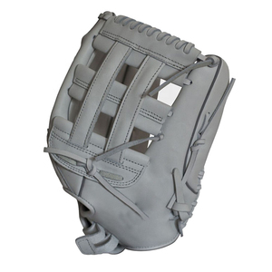 Gant de baseball en cuir à doigts entiers avec fermeture auto-agrippante, antidérapant, séchage rapide, léger, unisexe, pour sports de plein air, toutes saisons, gris - Product Image 4