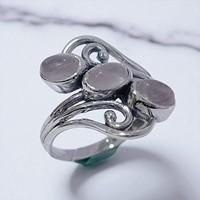 Bagues en argent sterling 925 avec pierres précieuses naturelles, prix de gros, bijoux fins