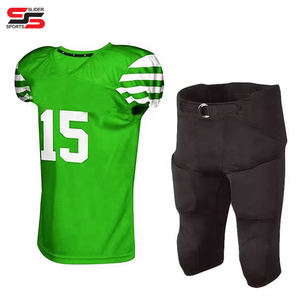 Uniforme de fútbol americano para hombres superventas, uniformes de fútbol americano de sarga para jóvenes - Product Image 4