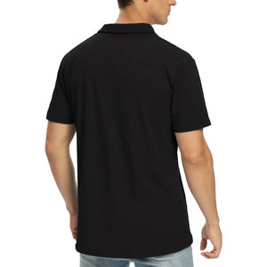 2025 nouveauté hommes polos col classique évacuation de l'humidité respirant coton Style décontracté vêtements d'été Polo T-Shirt - Product Image 2
