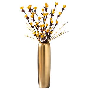 Florero de latón macizo, pieza central de boda, estilo único, vendedor superior, decoración de mesa, florero de Metal chapado en oro para la venta - Product Image 4