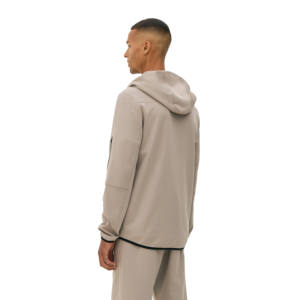 Conjunto Deportivo Personalizado con Cremallera en Felpa Técnica de Algodón para Hombre, Conjunto Deportivo con Cremallera para Otoño, Talla Personalizada - Product Image 4