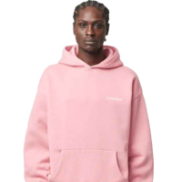 Sweat-shirt à capuche pour homme, manches longues, polaire, 100% coton, avec poche, respirant, coupe ample, noir