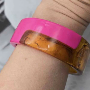 Pulseras y Brazaletes de Resina para Mujer, Nueva Colección, Joyería Estilo Ángel para Fiestas y Bodas, Alta Calidad - Product Image 1