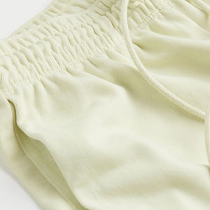 Pantalones cortos de fitness para gimnasio de cintura alta de calidad superior, ropa de Yoga para entrenamiento al aire libre de secado rápido, logotipo personalizado, patrón transpirable de Color sólido - Product Image 6