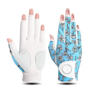 Gants de golf professionnels en cuir de mouton en gros Logo personnalisé Offre Spéciale Cabretta gants de golf en cuir pour gaucher - Product Image 1