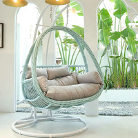 Vente d'usine Offre Spéciale extérieur Patio Balcon Cour Jardin Rotin Osier Oeuf Balançoire Chaise