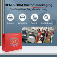 Bolsa de Regalo de Papel Personalizada de Lujo, Cartón Mate de 210g, con Logotipo UV, Asa de Cuerda y Diseño Único
