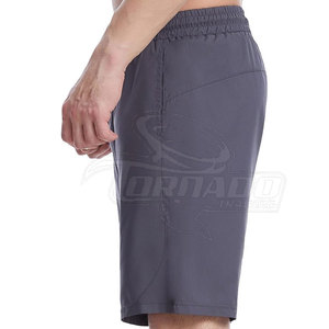 Short coupe-vent pour hommes avec logo personnalisé pour l'été Short décontracté à taille élastique Short en coton et polyester - Product Image 4