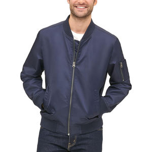 Diseño personalizado Venta caliente Slim Fit Alta calidad Hombres Chaqueta de bombardero Ropa de calle Ropa Casual Liso Hombres Chaqueta de Bombardero - Product Image 4