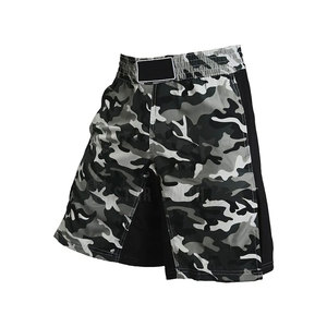 Premium Men Jiu Jitsu Kimono MMA Shorts Pantalones cortos de entrenamiento de secado rápido con logotipo frontal Venta al por mayor Ropa de artes marciales duradera - Product Image 3