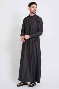 High Quality Custom Jubbah <b>Thobes</b> New Design Traditional Islamic Clothing for Men & Boys Plus Size for Daffah Thobe for Men - Product Image 5