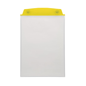 Multi-bolsillo ESD portadocumentos, magnético, amarillo, A4 vertical, 2 imanes de neodimio (sellados), 10 uds / paquete.- MU2240 - Product Image 2