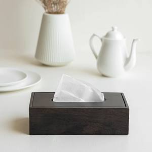 Boîte à mouchoirs en bois de manguier personnalisable, légère, 10 pouces x 5 pouces x 3 pouces, écologique, durable, design peint à la main, pratique pour un usage quotidien - Product Image 1