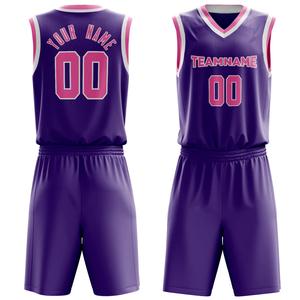 Vente en gros 100% polyester doux tissu respirant col en V sans manches sublimé uniforme personnalisé uniformes de basket-ball pour les équipes - Product Image 4