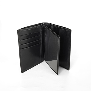 [New Item] Top Quality Castello Genuine Vegetable Tanned Leather <b>Men's</b> Bi-Fold Vertical <b>Wallet</b> W/<b>Zipped</b> <b>Coin</b> <b>Pocket</b> New - Product Image 2