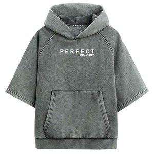 2026 Premium Quality Acid Wash Hoodies Most Selling <b>Style</b> Fashion Pullover Hoodie Boxy Fit Washed Effect Sweatshirt Custom logo - Product Image 5