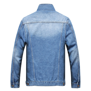 Chaqueta de mezclilla para hombre Invierno High Street Casual Moda Prendas de abrigo Vintage Ripped Wash Diseño Manga larga al por mayor - Product Image 5
