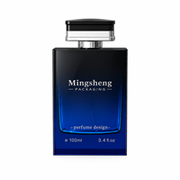 Mingsheng, fabricant chinois sur mesure, flacons de parfum miniatures en verre mat de style antique avec vaporisateur pour femmes