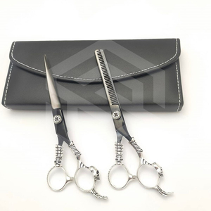 Professional 6.5 Inch Stainless Steel <b>Barber</b> Scissors <b>Set</b> with Dragon Handle Sharp Blade Tip for Hair Dressing - Product Image 4