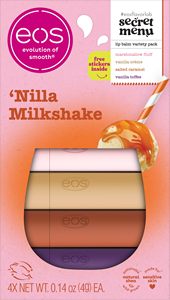 Coffret Cadeau de Baumes à Lèvres eos Flavor Lab Secret Menu - 'Nilla Milkshake', Édition Limitée, Hydratant, pour Lèvres Sèches, Assortiment Varié - Product Image 1