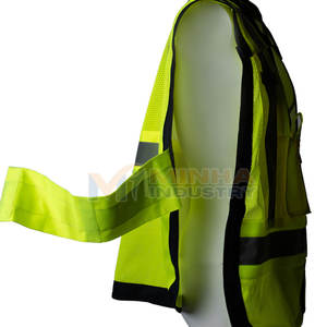 Chaleco de Seguridad Reflectante de Alta Visibilidad para Construcción, Tráfico, Almacén y Trabajo al Aire Libre, Chaleco de Seguridad Ligero de Malla - Product Image 4