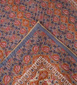 Vente en gros 100% de couette Kantha en coton biologique style bloc de bois imprimé Queen Size literie de haute qualité pour hôtels - Product Image 6