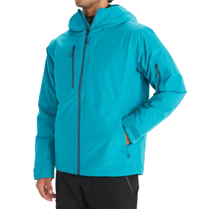 2025 venta al por mayor en blanco a prueba de agua chaqueta cortavientos abrigo personalizado hombres Zip up invierno al aire libre chaqueta cortavientos impermeable - Product Image 5