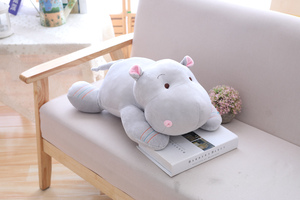 ของเล่นผ้ากำมะหยี่รูปฮิปโปสีม่วงน่ารักหมอนผ้าโพลีเอสเตอร์นุ่มสำหรับเด็กของเล่นส่งเสริมการขาย - Product Image 6