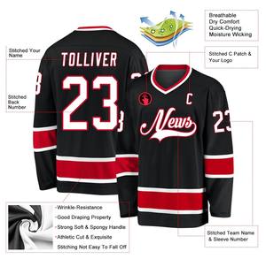 Maillots de hockey sur glace sublimés, uniformes de hockey sur glace professionnels - Product Image 4
