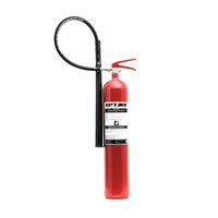 Extincteur portable en aluminium CO2 EMME ANTINCENDIO 5 kg de haute qualité, fabriqué en Italie, norme EN 3-7:2008