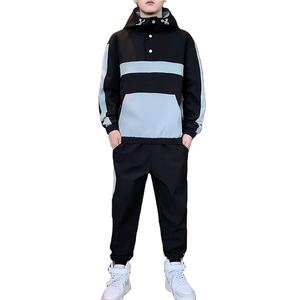 Vente en gros de survêtements coupe-vent avec logo personnalisé pantalon de jogging ensemble deux pièces respirant survêtements pour hommes 2026 - Product Image 3