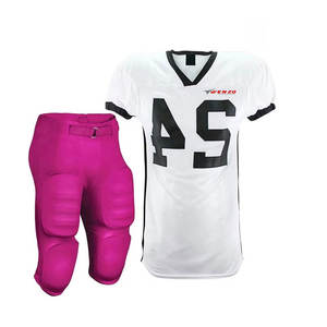 Uniformes de Fútbol Americano de Manga Corta Transpirables Hechos a Medida 100% Poliéster con Diseño Personalizable - Product Image 2