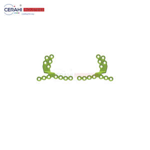 Orthognathic Reversible 0.6T Buttress <b>Plate</b> Manual <b>Power</b> Source Class II Instrumentation Left and Right T <b>Plate</b> - Product Image 3