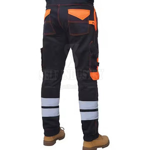 Pantalon de travail de sécurité avec logo personnalisé, conforme à la norme ANSI Classe 3, avec bande réfléchissante de qualité supérieure, imperméable, séchage rapide, respirant - Product Image 4
