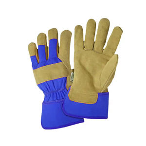 Gants de travail en cuir personnalisés avec prix de gros transfert de chaleur imperméable coton doux gants en cuir pour hommes - Product Image 6