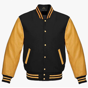 Chaquetas universitarias de talla grande para hombre, venta al por mayor, chaquetas universitarias en blanco con logotipo personalizado, chaqueta universitaria lisa con letras para hombre 2024 - Product Image 4