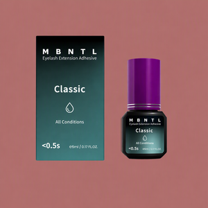 กาวต่อขนตา MBNTL ผลิตในเกาหลี ชนิดน้ำ-สต็อกในคลังสินค้า-0.5s HQ ปราศจากการทดลองกับสัตว์ มังสวิรัติ กันน้ำ ติดทนนาน 8 สัปดาห์ - Product Image 1