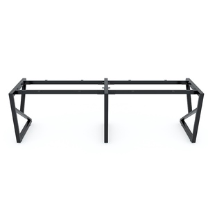 Table de réunion Kconcept HCKC026 pour 2 personnes, 240x60cm, style moderne minimaliste, pieds en acier, pour bureau ou hôtel - Product Image 2