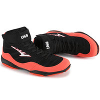 2025 vente chaude nouveau Style professionnel respirant en cuir boxe chaussures de lutte pour hommes