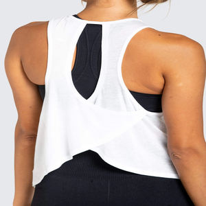 Fortuners's Calls Custom Cotton Summer Workout Singlet Running Gym Tank <b>Crop</b> <b>Top</b> Sexy Women's Yoga Sports Tank <b>Tops</b> - Product Image 3